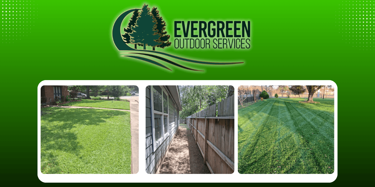 "Evergreen Outdoor Services transforms overgrown yards into pristine landscapes, boosting curb appeal and property value in Houston."