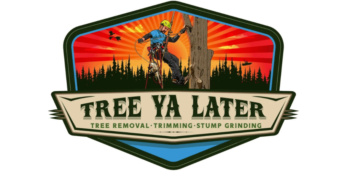 Tree Ya Later LLC logo representing professional tree removal, trimming, and stump grinding services with a safety-first approach in New Jersey communities