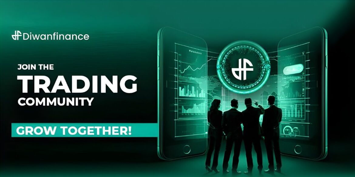 Diwan Finance branding, representing a disciplined trading community focused on security, efficiency, and precision in finance.
